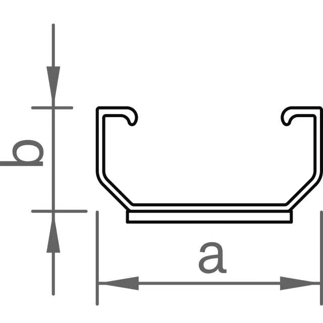 novotegra Kurzprofil C24 mit EPDM 125mm