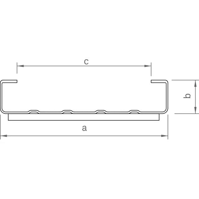 novotegra Grundschiene 150-30 Trennlage 6mm 6,00m