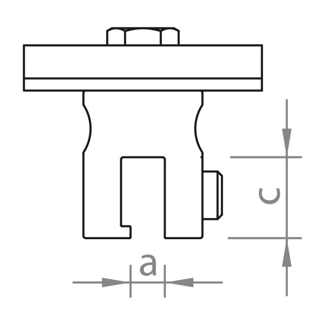 novotegra Stehfalzklemmen-Set 150 ES M8