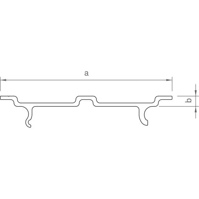 novotegra Deckel C-Schiene / C-N Schiene 2.000 mm sw