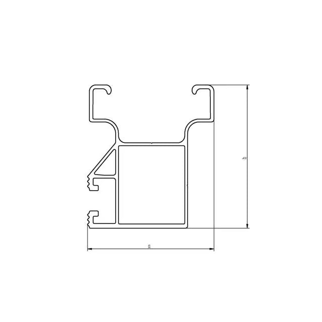 novotegra C-N-Schiene 60 5,90m