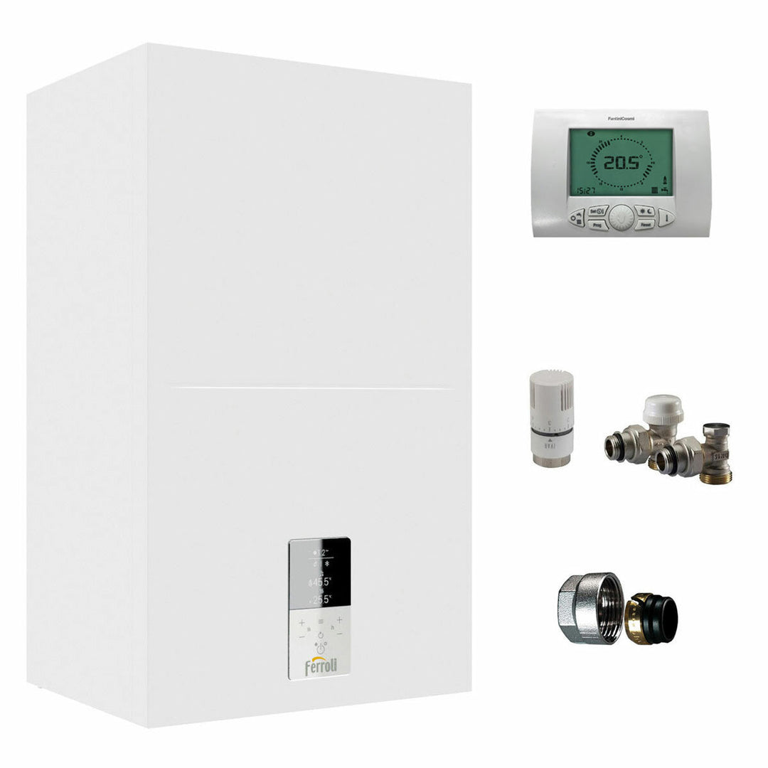 Ferroli Bluehelix HiTech RRT 34 C 30 kW – Gas-Brennwertkessel, 30 kW