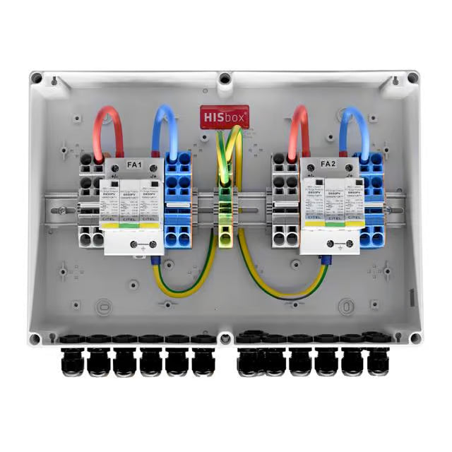 ABL HISbox DC Combiner 1000V, 2 MPPT, IN2/OUT1-2