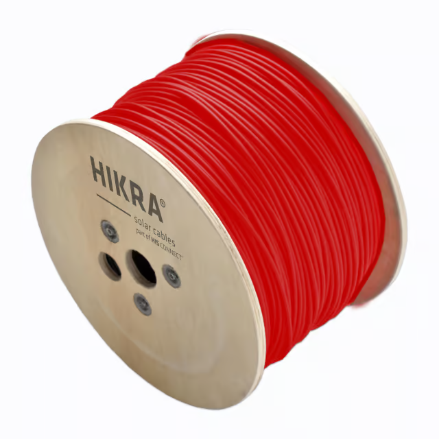 HIS HIKRA SOL (H1Z2Z2-K), 10mm², rot, 500m-Tr. (Meter-Markierung)
