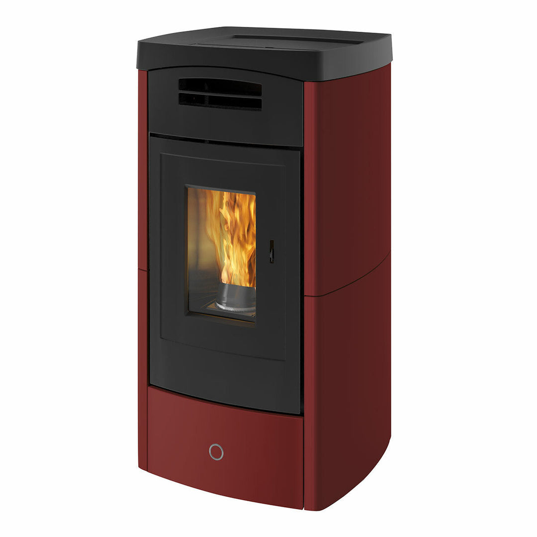 EK63 DAILY130++ - gruppo Edilkamin – Pelletofen, 12,5 kW, Bordeaux