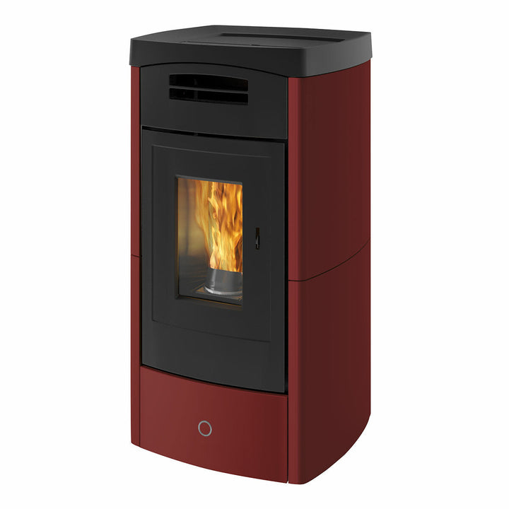 EK63 DAILY130++ - gruppo Edilkamin – Pelletofen, 12,5 kW, Bordeaux