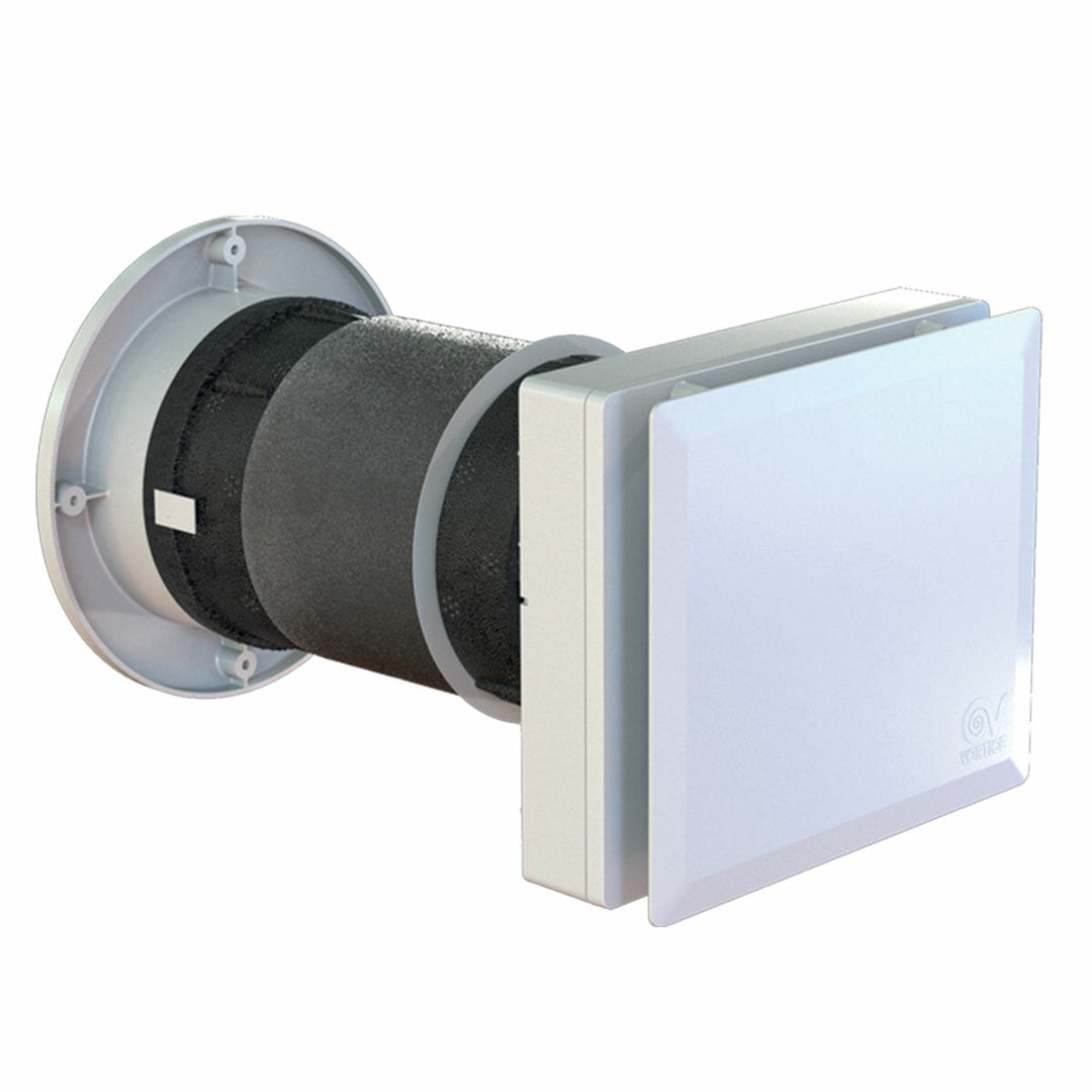 Vortice Vort HRW 60 Mono Evo HCS – Dezentrales Lüftungsgerät (mit Wärmerückgewinnung), Ø 160 mm