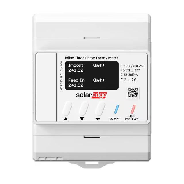 SolarEdge 3-phasiger Inline Energy Meter MTR-240-3PC1-D-A-MW