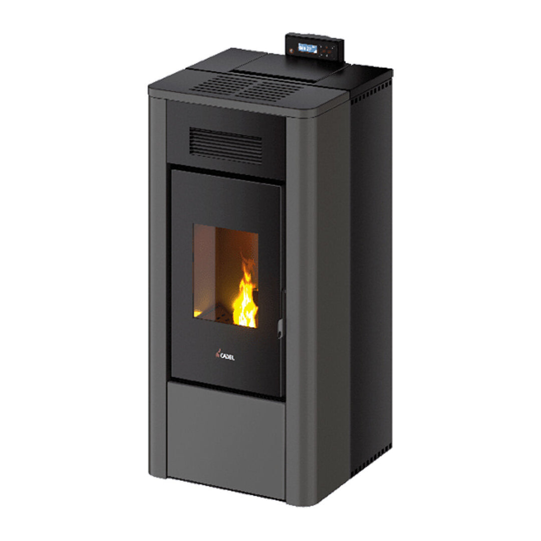 Cadel River 23 – Pelletofen (wasserführend), 22,4 kW, WLAN, Anthrazit