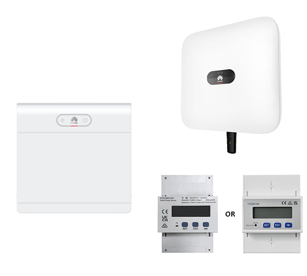 HUAWEI HV-Speichersystem, 6,9 kWh nutzbar, 3-phasig, LUNA2000-7-S1 + SUN2000-10KTL-M1