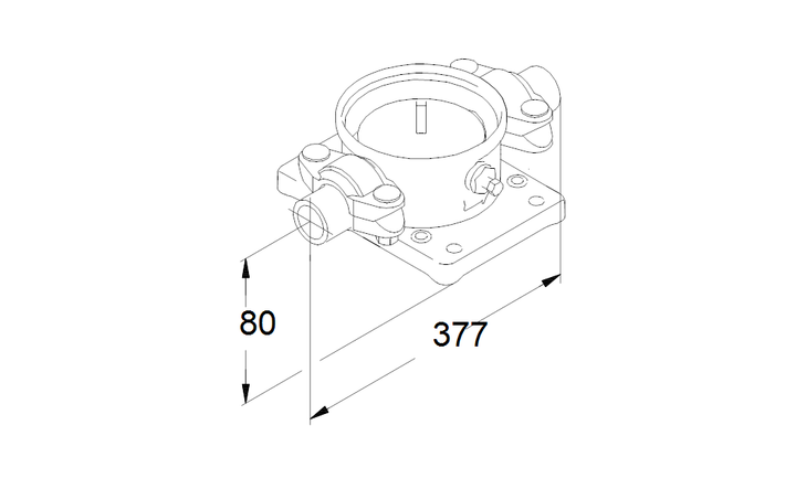 GRUNDFOS PJE-Kupplung komplett mit Rohrstummel mit Gewinde Art. 339918