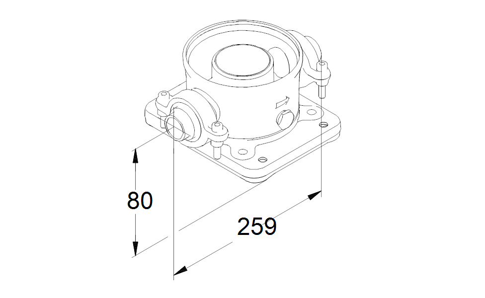 GRUNDFOS FlexiClamp Adapter mit Gewindeanschluss Art. 425238