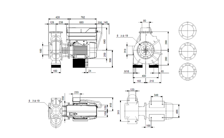 GRUNDFOS NBE 80-250/234 AIASF2AVSBQQVUW1 Art. 92942001