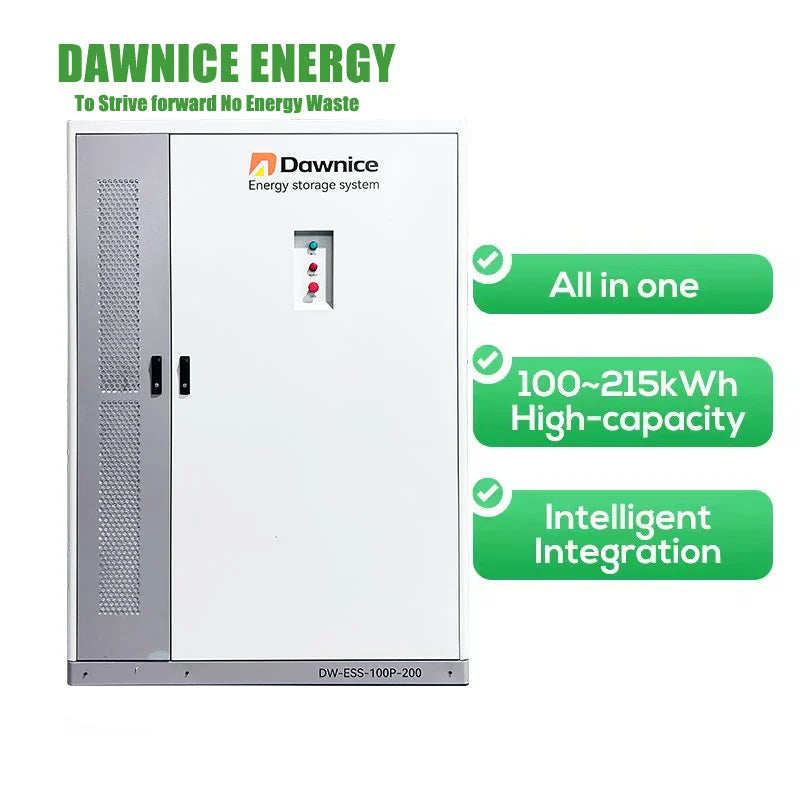 100kWh/200kWh 200kW LiFePO4 Cabinet Energy Stor... High Voltage Battery Solar Farm Energy Storage Systems - Art. 33675