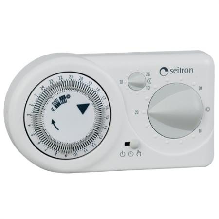 Seitron Tempora elektronischer Uhrenthermostat, Tagesprogramm