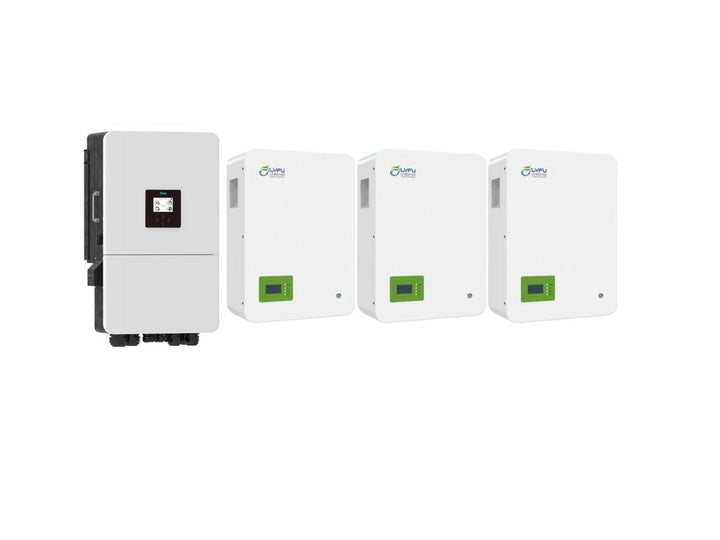 Deye Speicherset SUN-15K-SG05LP3-EU + 3× LVFU LFW51100 (15 kW / 15,36 kWh)
