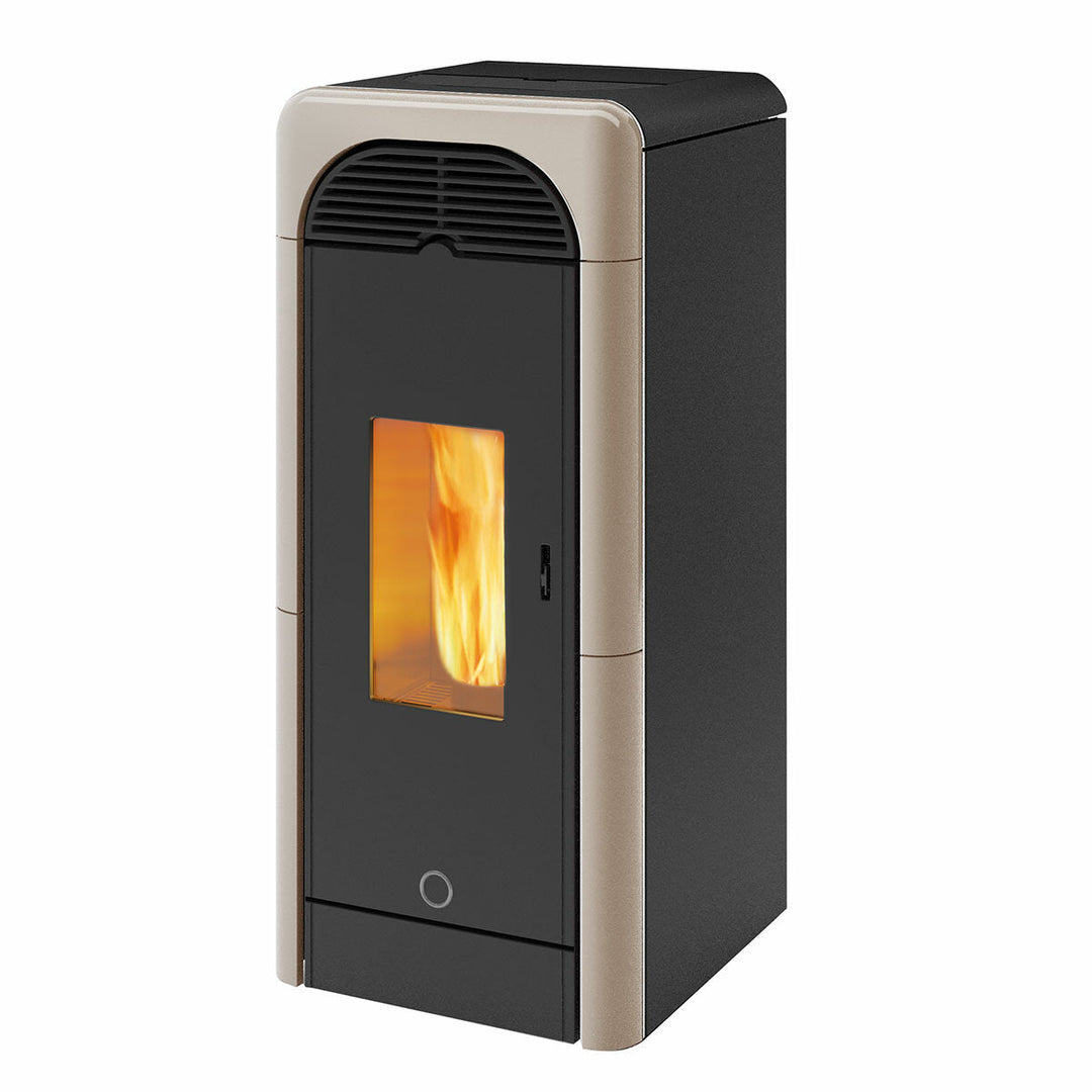 EK63 BERRY90+ - gruppo Edilkamin – Pelletofen, 9,2 kW, Taupe