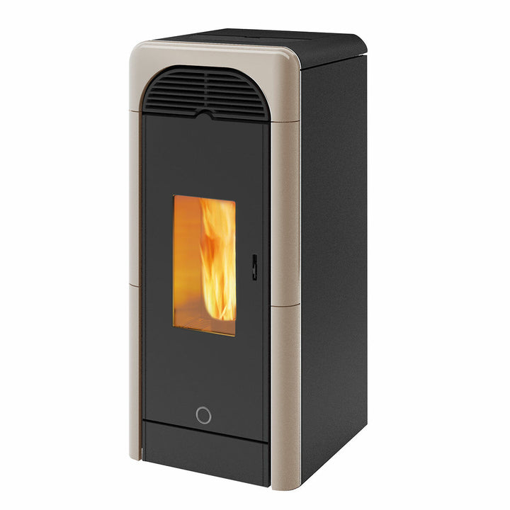 EK63 BERRY90+ - gruppo Edilkamin – Pelletofen, 9,2 kW, Taupe