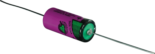 Tadiran SL-350P Lithium Batterie 1/2 AA mit 3,6 V und 1,2 Ah, mit axialen Dr