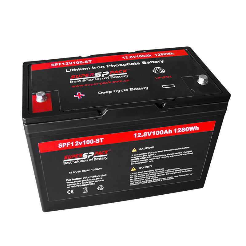 12V100Ah LiFePO4 Battery SPF12V100-ST - Art. 18739