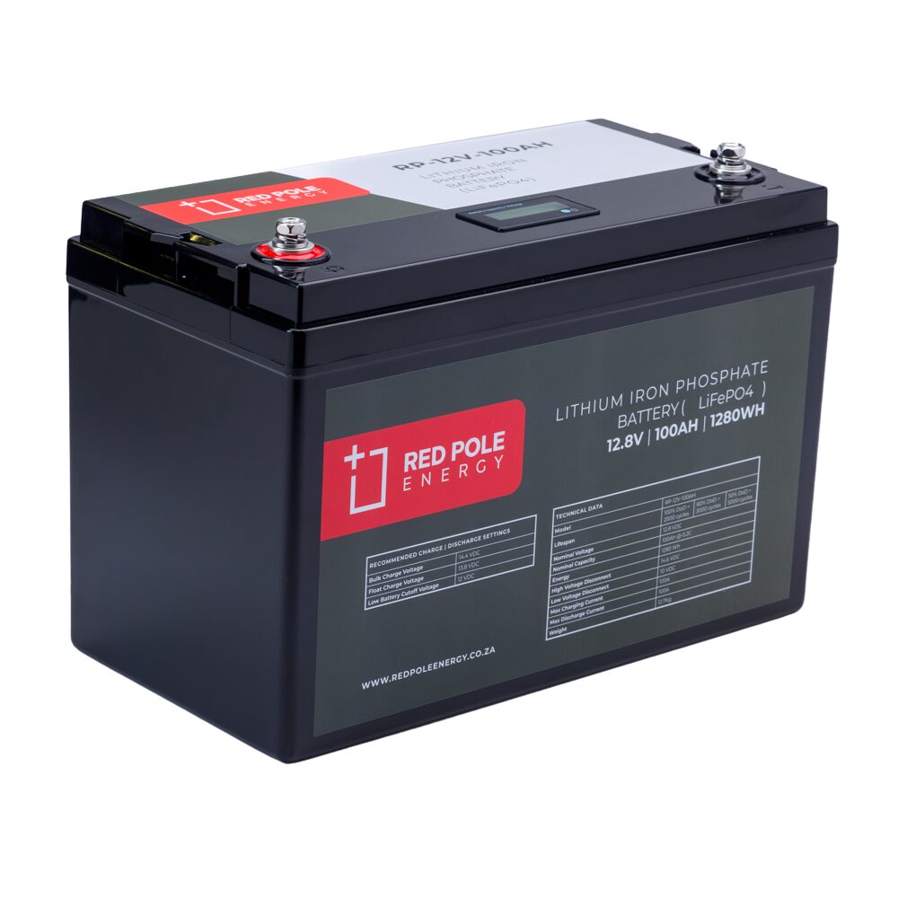 12V 100Ah 1280Wh Lithium Battery – Small Invert... RP-12V-100AH - Art. 38530