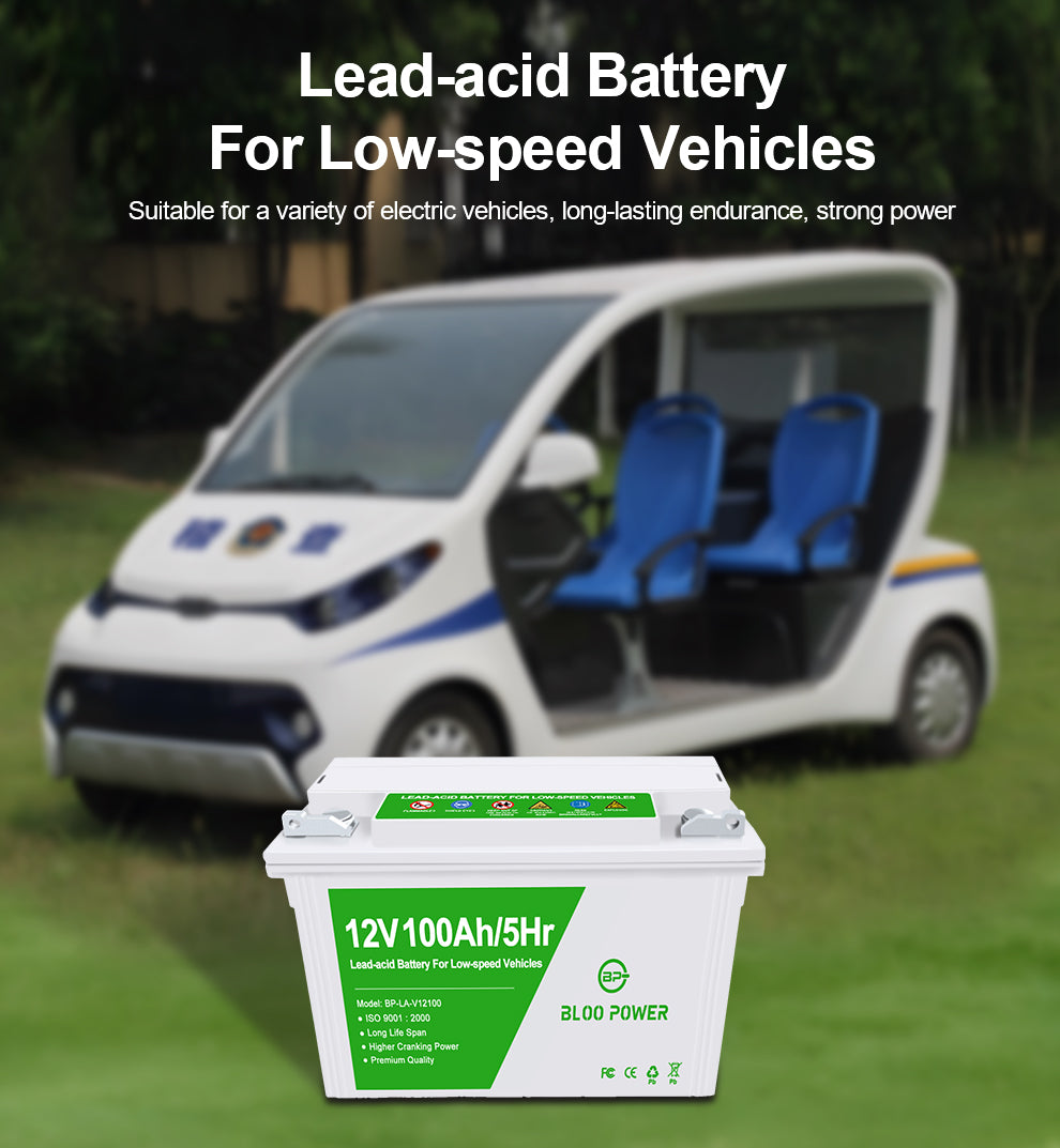 Zhengde Hanyuan (Shenzhen) Technology Co., Ltd. (Bloo Power) - Speicher - 12V 100Ah/5Hr Lead-acid Battery For Low-speed V... BP-LA-V12100 - Art. 29731