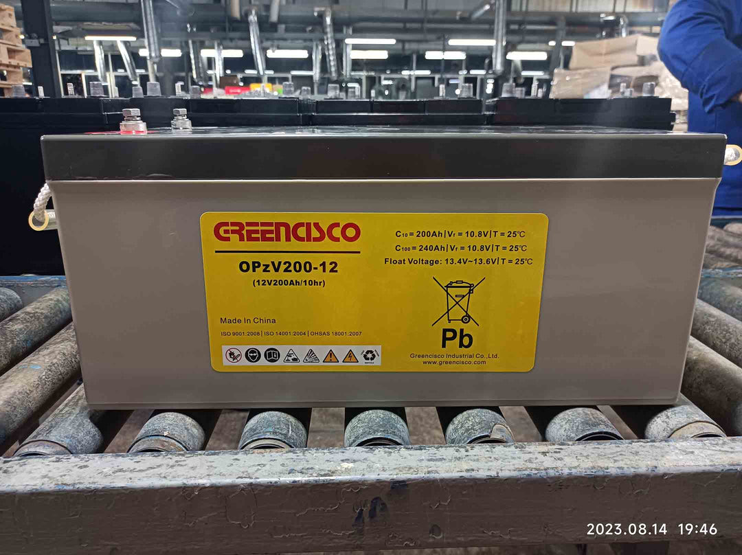 12V 200Ah OPzV Tubular Gel Battery OPzV200-12 - Art. 33833