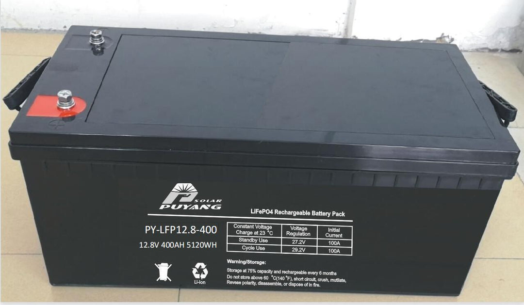12V 400AH LiFePO4 Battery PY-LFP12,8-400 - Art. 19818
