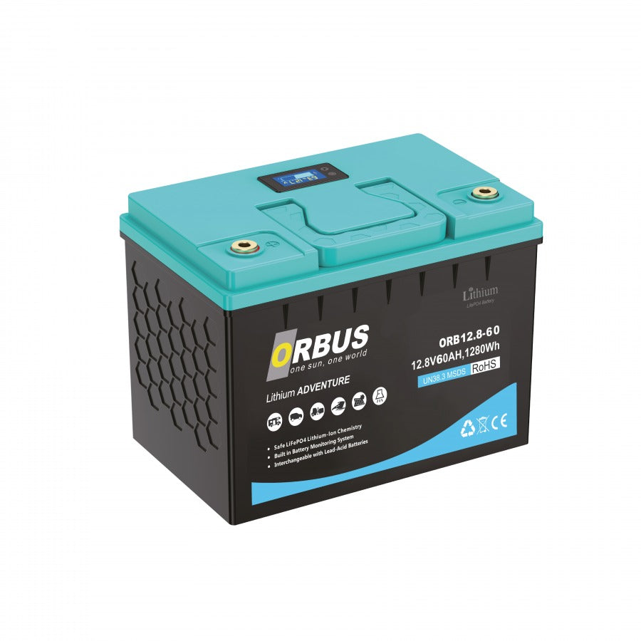 12V 60Ah Lithium Battery LFP12,8 - Art. 32412