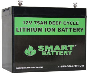 12V 75AH Lithium ion Battery SB75 - Art. 3698