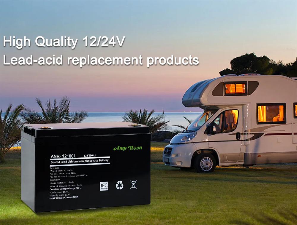 Shenzhen Amp Nova New Energy Technology Co., Ltd. - Speicher - 12V Lead-acid Battery ANR-12100L - Art. 30922