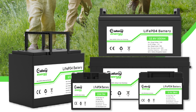 Guangdong Galaxy Solar New Energy Co., Ltd. - Speicher - 12.8VDC Series GE1207P-GE12300P LiFePO4 Battery GE1207P - Art. 22861