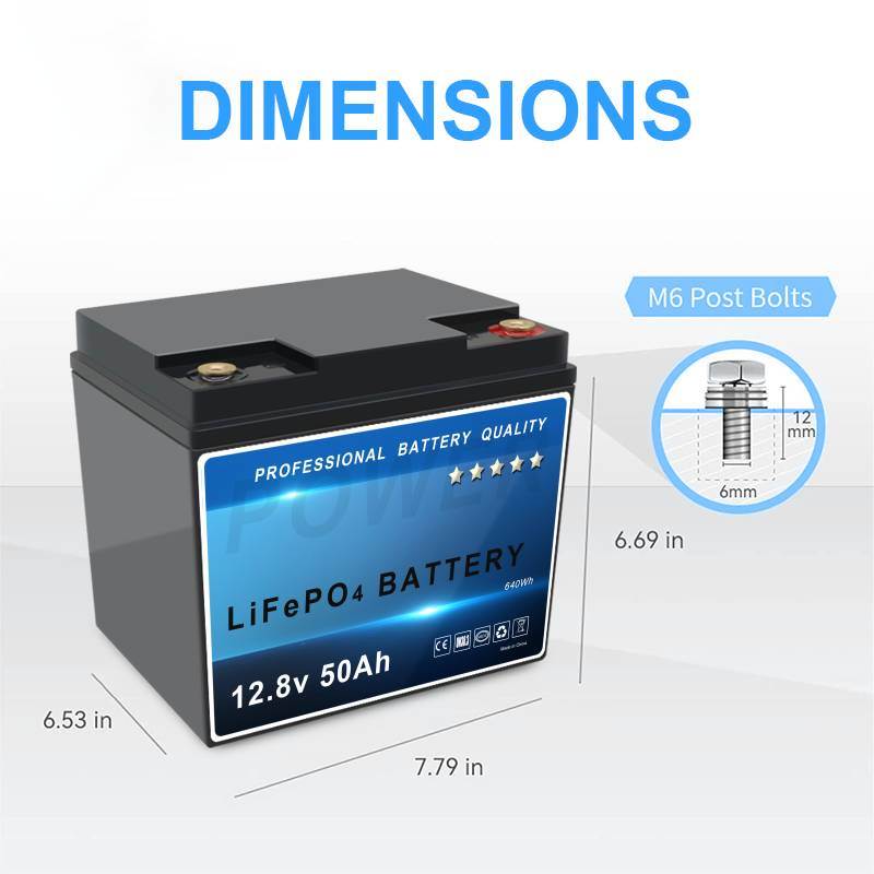 Xiamen Lynsa Intelligent Technology Co., Ltd. - Speicher - 12.8V 50Ah LiFePO4 Battery MP-1250 - Art. 33147