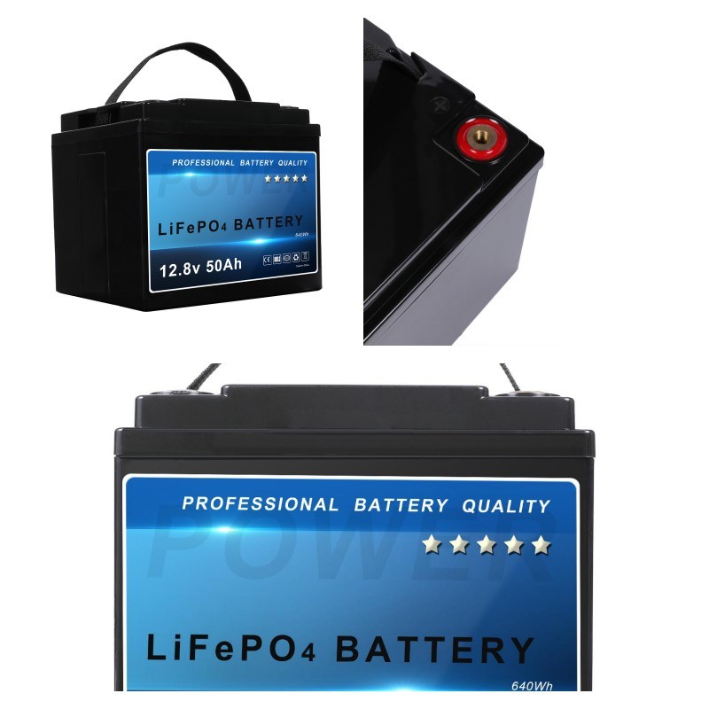 12.8V 50Ah LiFePO4 Battery MP-1250 - Art. 33147
