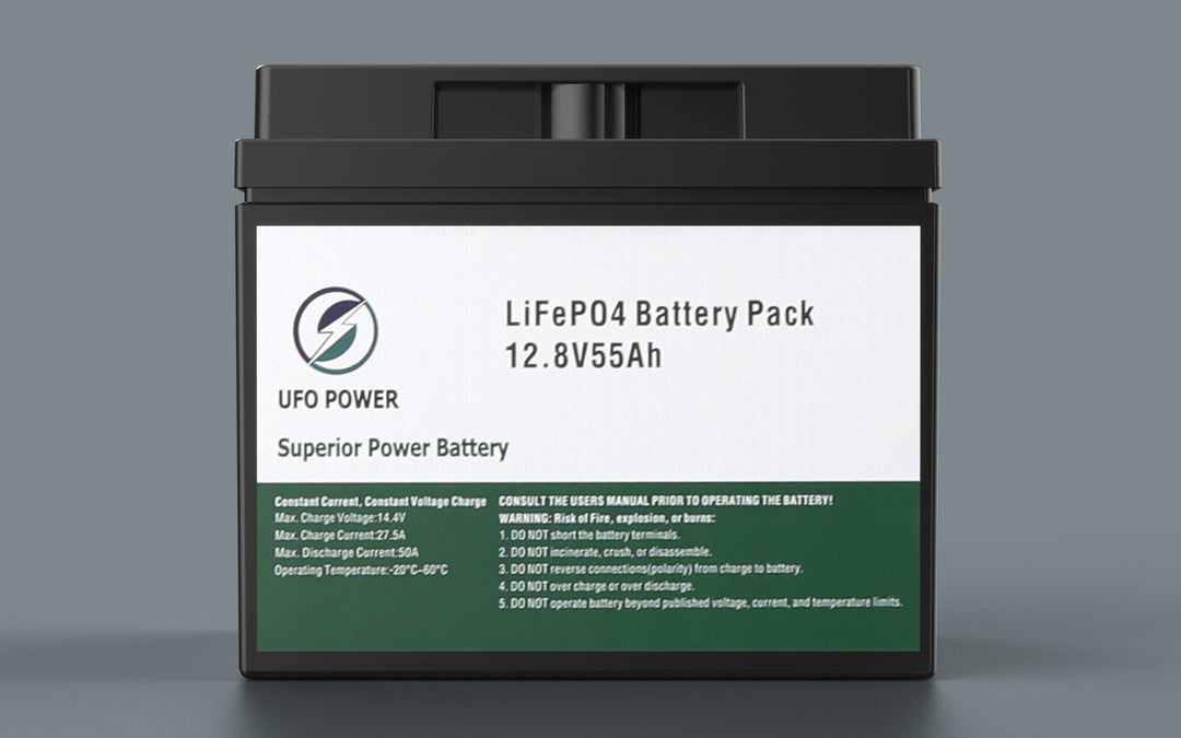 12.8V 55Ah LiFePO4 battery 12,8V 55Ah LiFePO4 battery - Art. 32242