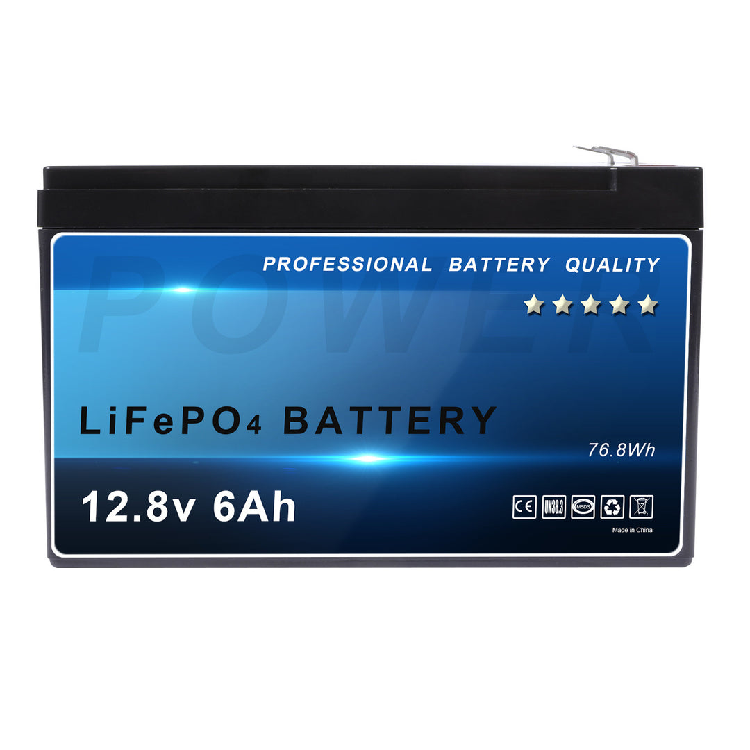 12.8V 6Ah LiFePO4 Battery MP-1206 - Art. 33141