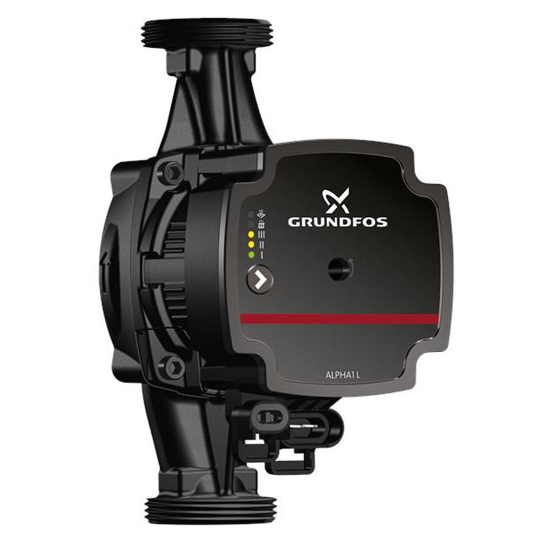 Grundfos ALPHA1 L 25-60 – Elektronische Umwälzpumpe, Baulänge 180 mm, Hocheffizienzpumpe