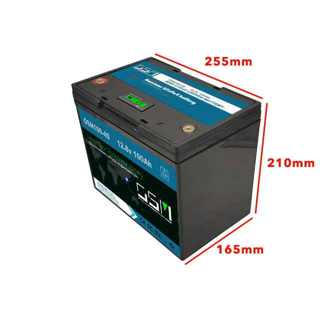 12v LiFePo4 Battery Pack 12V100AH - Art. 18340