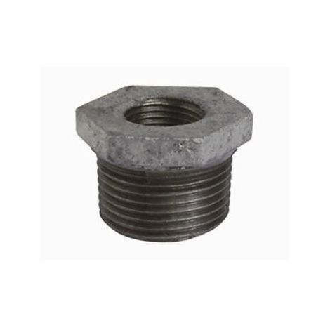 Reduziernippel AG/IG 3/4" x 1/2" – Gewindefitting aus Eisen