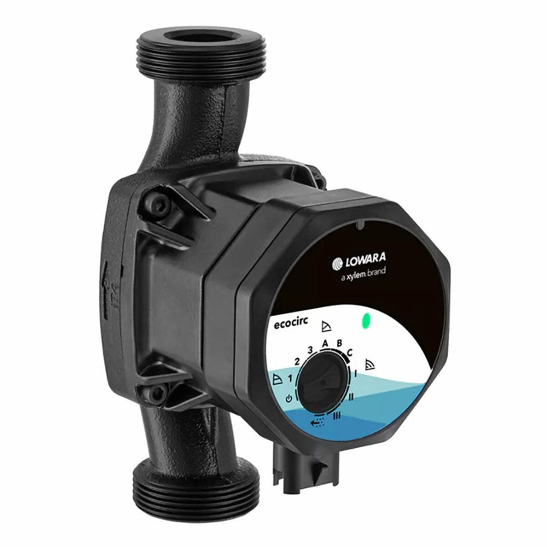 Lowara Ecocirc M 25-6/130 – Heizungs-/Kühlkreis-Umwälzpumpe, Baulänge 130 mm
