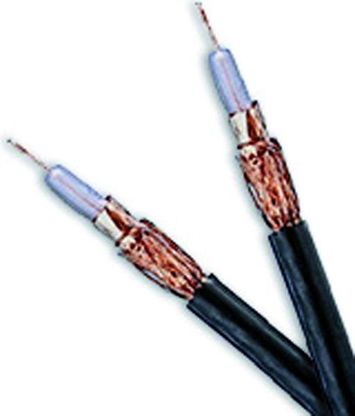 NEUTRAL DNTE Koaxkabel schwarz 10,0m RG58/BNC Stecker gerade-Art. 1381211
