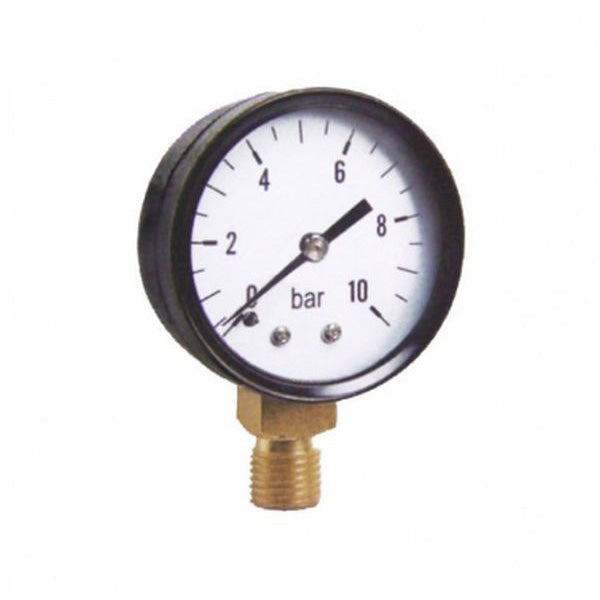 Idronord Manometer 1/4" 10 bar Vertikalanschluss 1400vert00 IDRO1400VERT00