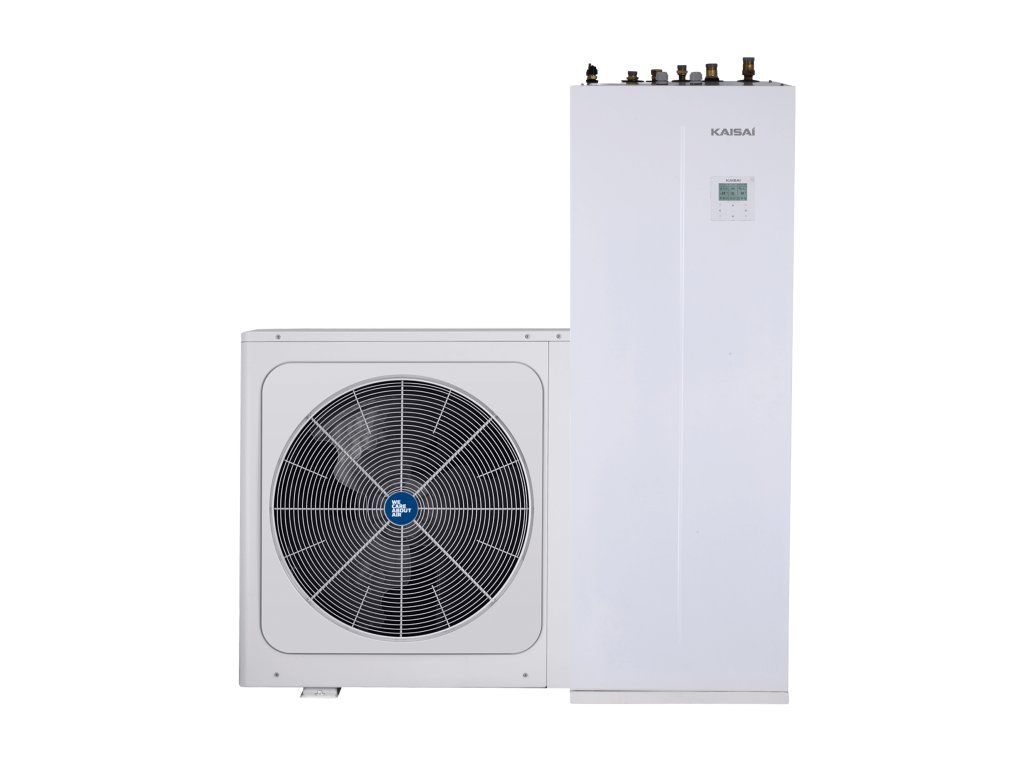 KAISAI Arctic Wärmepumpe KHA-06RY1 + KMK-190L-100RY1 mit integriertem Warmwasserspeicher