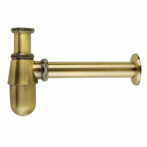 Zanetti Flaschensiphon für Waschtisch 1″, bronze
