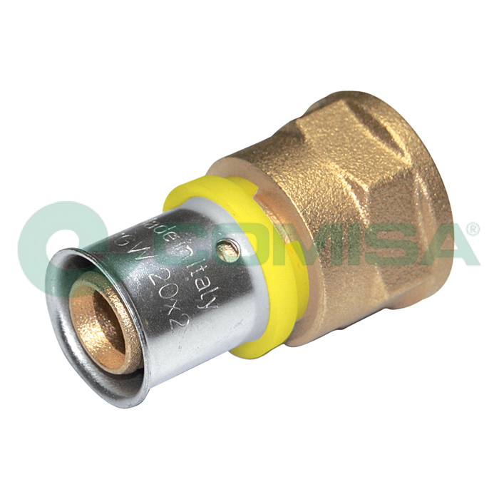 Comisa Pressübergang gerade 1/2" IG x Ø 20 mm, Gas