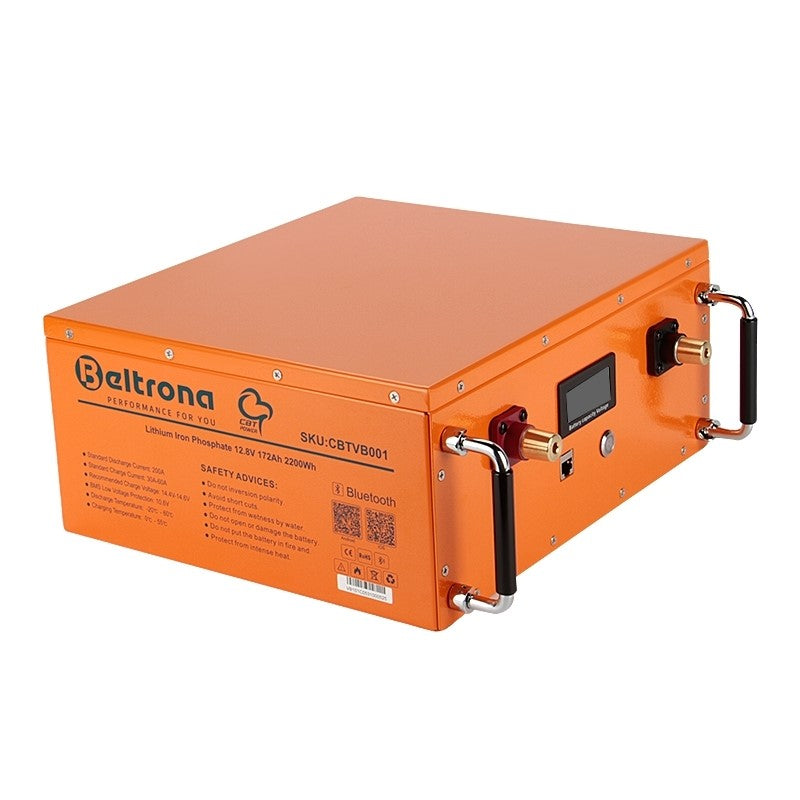 CBT VB001 Caravaning Batterie – 12,8V / 172Ah (2200Wh) LiFePO4 mit Bluetooth