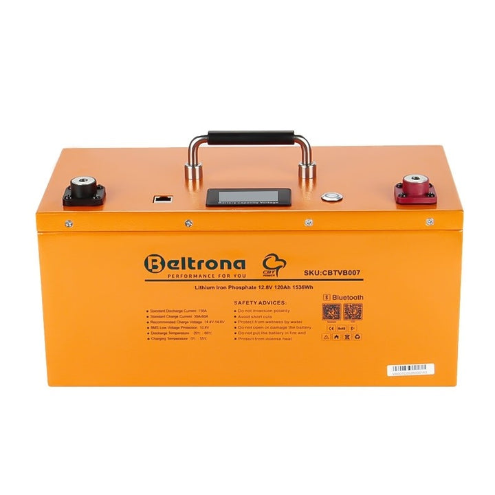 CBT VB007 Caravaning Batterie - 12,8V / 120Ah (1536Wh) LiFePO4 mit Bluetooth