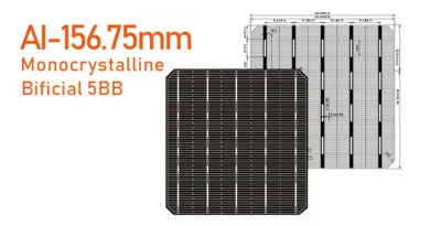 Changzhou Aoli Energy Technology Co., Ltd. - Zellen - 156.75mm 5BB Bifacial 5,3 - Art. 24660