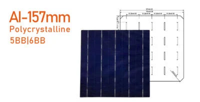 Changzhou Aoli Energy Technology Co., Ltd. - Zellen - 157mm 5BB 4,45 - Art. 24664