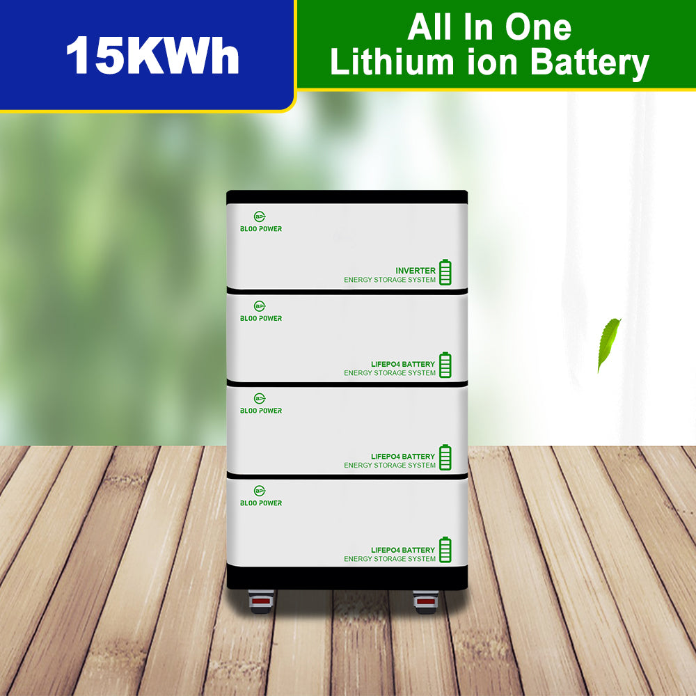 15Kwh All In One Stackable LiFePo4 Lithium Batt... BP-HB-ALL-15KWH - Art. 29733
